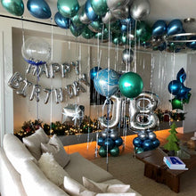 Load image into Gallery viewer, Helium Birthday balloons blue