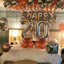 Load image into Gallery viewer, Helium Birthday balloons peach