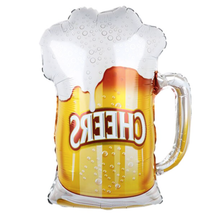 Load image into Gallery viewer, Beer in glass large balloon with helium