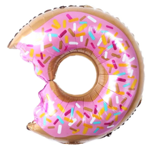 Load image into Gallery viewer, Pink Doughnut Balloon with sprinkles multicolored in Geneva