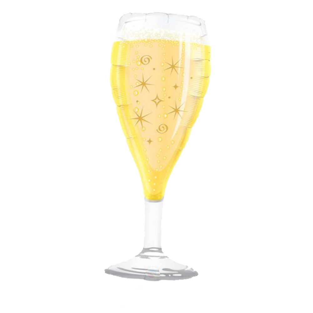 CHAMPAGNE GLASS HELIUM BALLOON