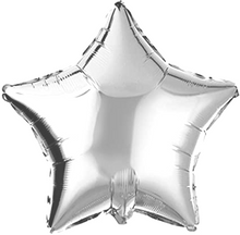 Load image into Gallery viewer, silver star balloon 
